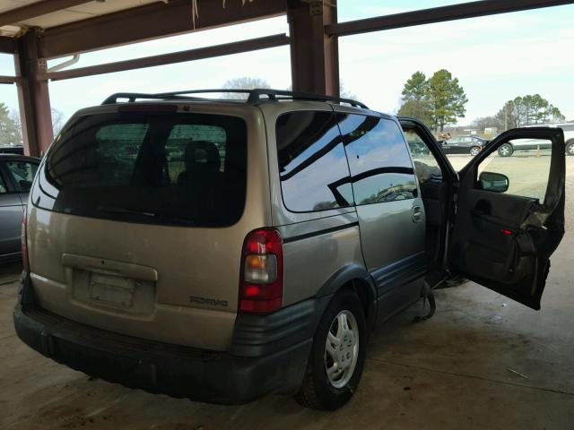 1GMDU03E21D187213 - 2001 PONTIAC MONTANA TAN photo 4