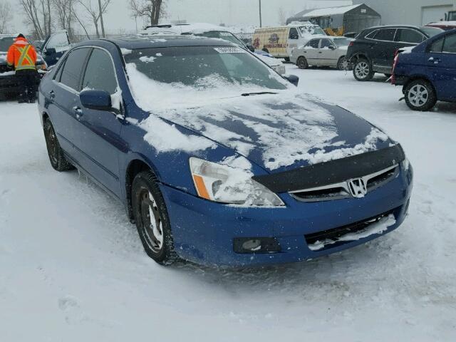 1HGCM56846A800428 - 2006 HONDA ACCORD EX BLUE photo 1