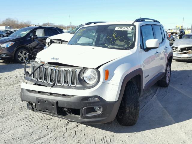 ZACCJBBT0FPB72281 - 2015 JEEP RENEGADE L WHITE photo 2