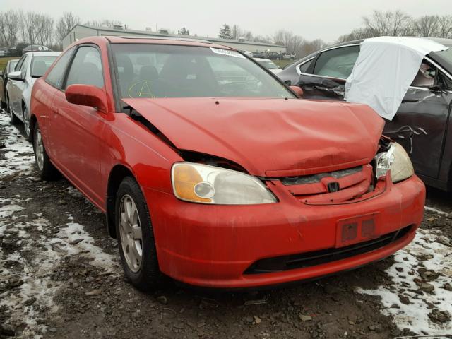 1HGEM22993L019782 - 2003 HONDA CIVIC EX RED photo 1