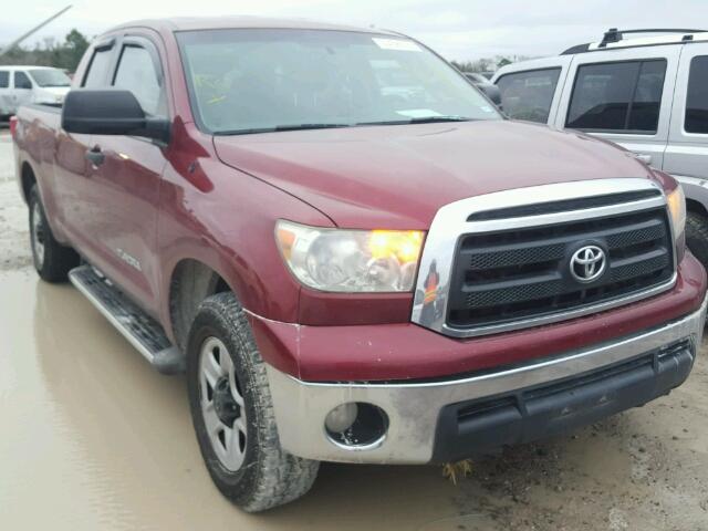 5TFRM5F19AX017672 - 2010 TOYOTA TUNDRA DOU RED photo 1