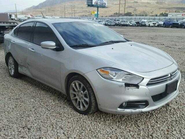 1C3CDFCHXDD307183 - 2013 DODGE DART LIMIT SILVER photo 1