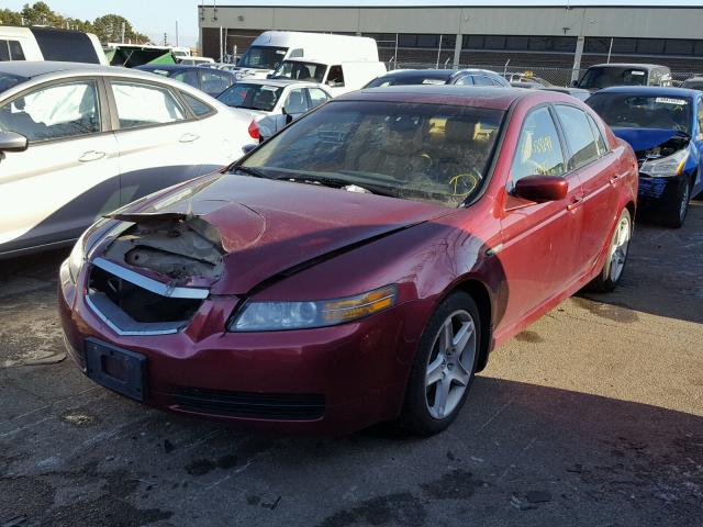 19UUA66264A038053 - 2004 ACURA TL RED photo 2