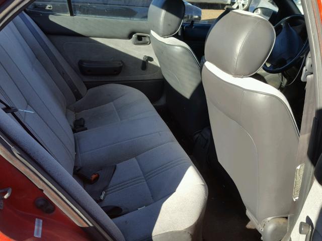 1Y1SK5263SZ063279 - 1995 GEO PRIZM BASE أحمر صورة 6