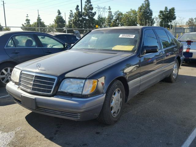 WDBGA51E6SA252222 - 1995 MERCEDES-BENZ S 500 CHARCOAL photo 2