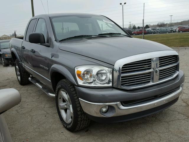 1D7HU18P87S258415 - 2007 DODGE RAM 1500 S GRAY photo 1