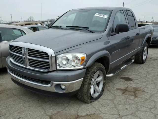 1D7HU18P87S258415 - 2007 DODGE RAM 1500 S GRAY photo 2