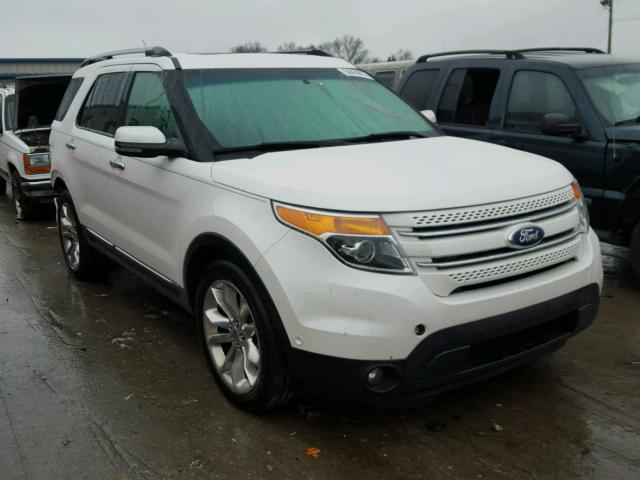 1FMHK7F84BGA79620 - 2011 FORD EXPLORER L WHITE photo 1