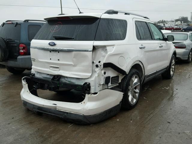 1FMHK7F84BGA79620 - 2011 FORD EXPLORER L WHITE photo 4