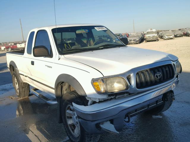 5TESN92N51Z815982 - 2001 TOYOTA TACOMA XTR WHITE photo 1