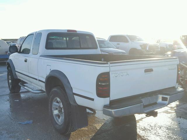 5TESN92N51Z815982 - 2001 TOYOTA TACOMA XTR WHITE photo 3