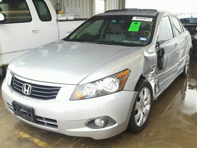 1HGCP2F87AA080511 - 2010 HONDA ACCORD EXL SILVER photo 2