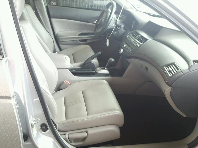 1HGCP2F87AA080511 - 2010 HONDA ACCORD EXL SILVER photo 5