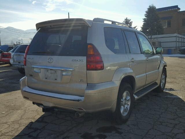 JTJBT20X570140948 - 2007 LEXUS GX 470 TAN photo 4