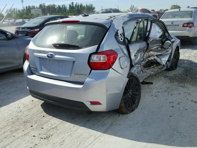 JF1GPAM64FH276406 - 2015 SUBARU IMPREZA LI SILVER photo 4