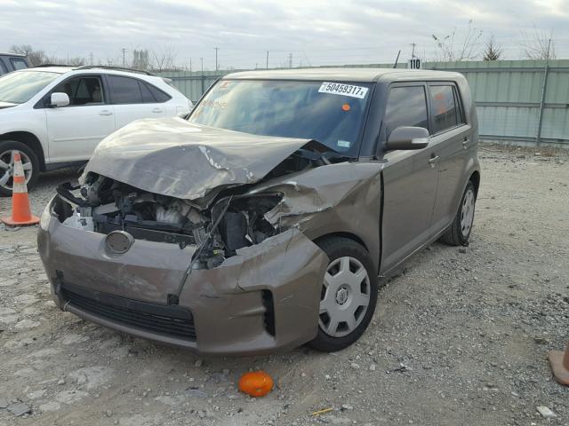 JTLZE4FE2C1144543 - 2012 TOYOTA SCION XB BROWN photo 2