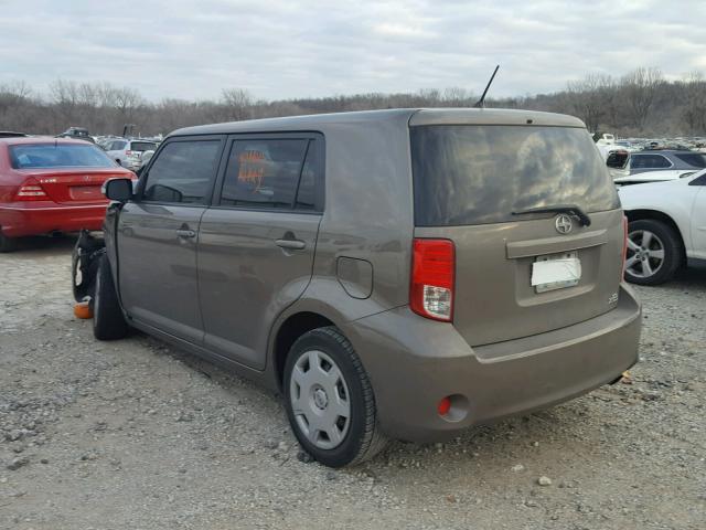 JTLZE4FE2C1144543 - 2012 TOYOTA SCION XB BROWN photo 3