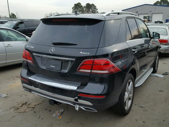 4JGDA5HB5HA965536 - 2017 MERCEDES-BENZ GLE 350 4M BLACK photo 4