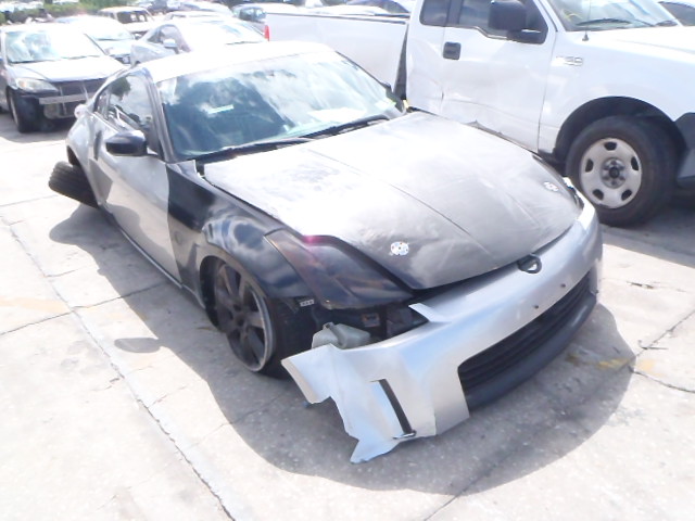 JN1AZ34D33T108949 - 2003 NISSAN 350Z COUPE SILVER photo 1