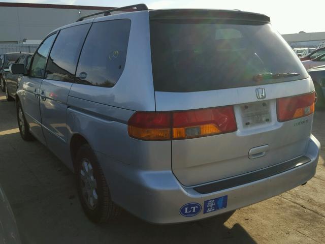 5FNRL18683B006745 - 2003 HONDA ODYSSEY EX SILVER photo 3