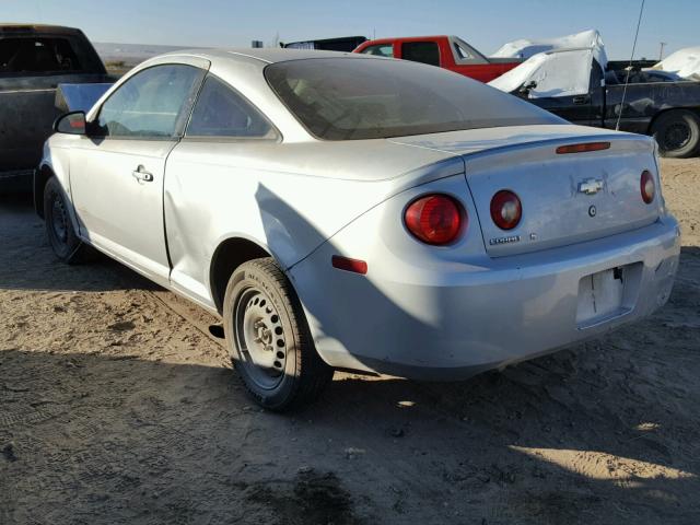 1G1AK18F587308113 - 2008 CHEVROLET COBALT LS SILVER photo 3