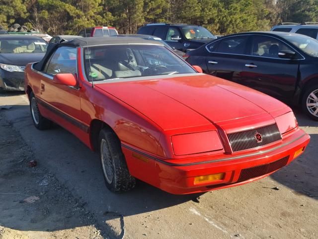 1C3XJ4530MG146356 - 1991 CHRYSLER LEBARON 红色 照片 1
