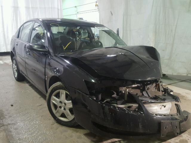 1G8AJ55F46Z178083 - 2006 SATURN ION BLACK photo 1