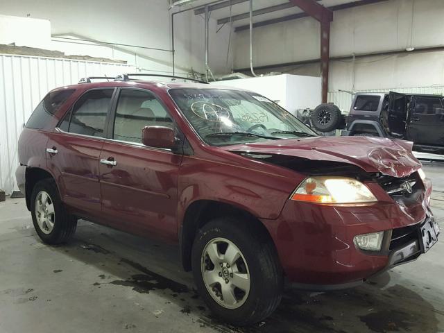 2HNYD18273H523934 - 2003 ACURA MDX RED photo 1