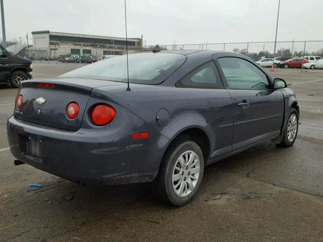 1G1AS18H597131047 - 2009 CHEVROLET COBALT LS BLUE photo 4