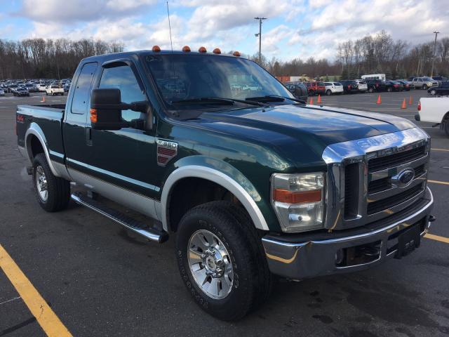 1FTWX31R38EA87900 - 2008 FORD F350 SRW S GREEN photo 1