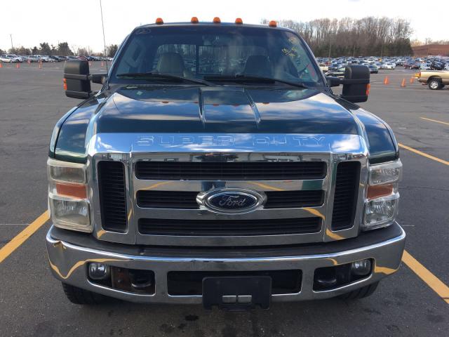 1FTWX31R38EA87900 - 2008 FORD F350 SRW S GREEN photo 5