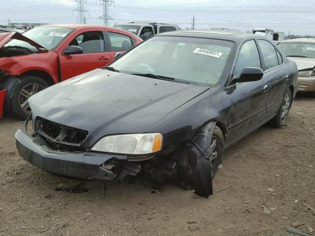 19UUA56641A011233 - 2001 ACURA 3.2TL BLACK photo 2