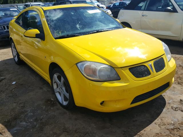 1G2AT18H497216180 - 2009 PONTIAC G5 GT YELLOW photo 1