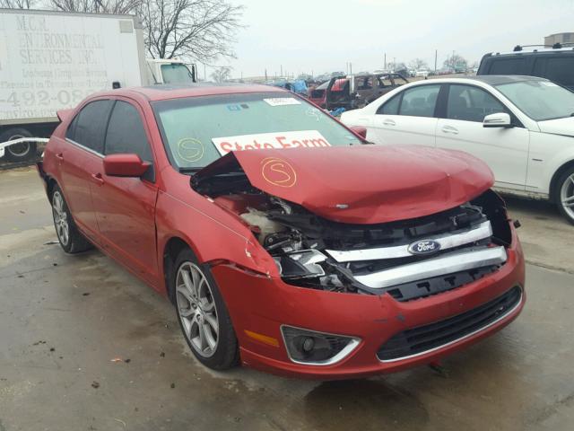 3FAHP0HAXBR246249 - 2011 FORD FUSION SE RED photo 1