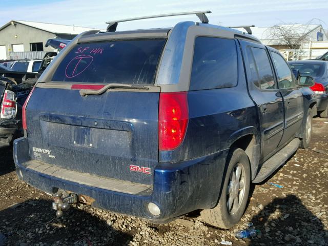 1GKET12SX46182718 - 2004 GMC ENVOY XUV BLUE photo 4