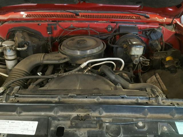 1GCEV14K3HS165971 - 1987 CHEVROLET V10 RED photo 7