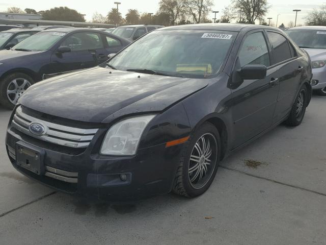 3FAHP07Z47R213469 - 2007 FORD FUSION SE BLACK photo 2