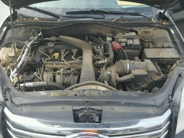 3FAHP07Z47R213469 - 2007 FORD FUSION SE BLACK photo 7