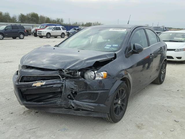 1G1JC5SB7E4117851 - 2014 CHEVROLET SONIC LT BLACK photo 2