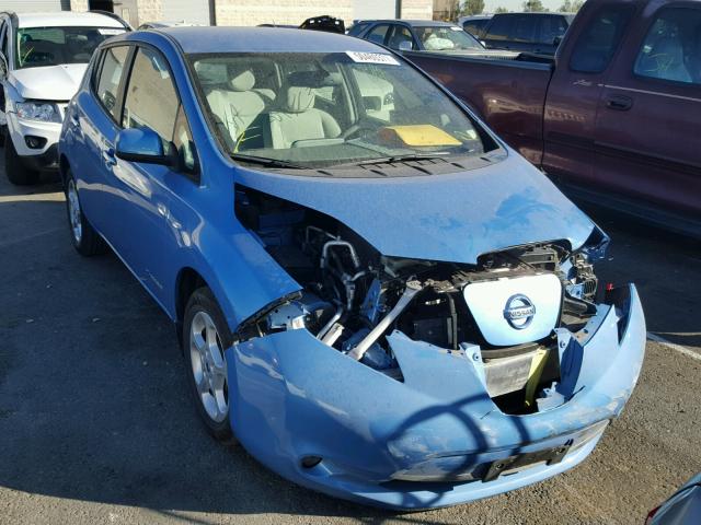 1N4AZ0CP1DC406270 - 2013 NISSAN LEAF S BLUE photo 1