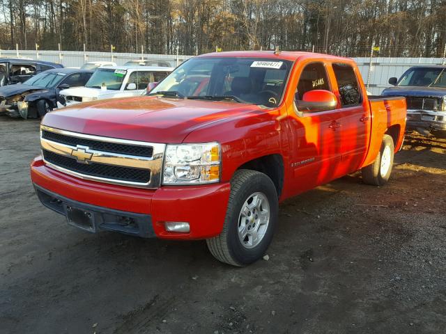 2GCEC13J781101186 - 2008 CHEVROLET SILVERADO RED photo 2