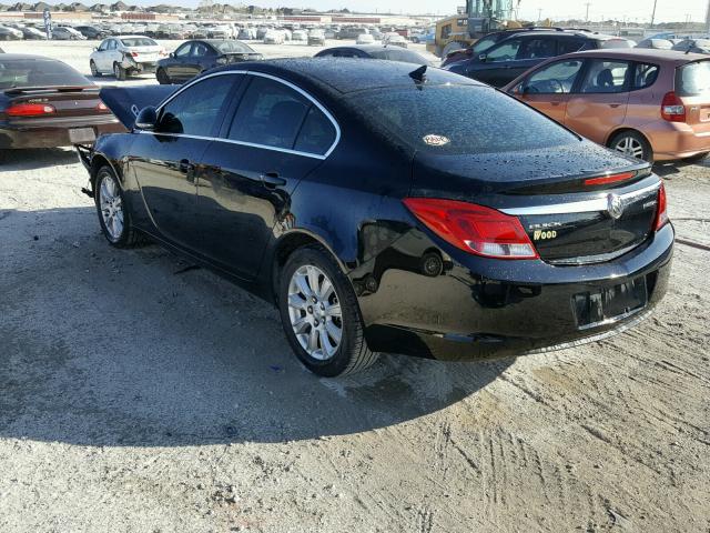 2G4GR5ER1D9164583 - 2013 BUICK REGAL BLACK photo 3