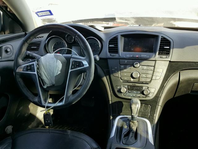 2G4GR5ER1D9164583 - 2013 BUICK REGAL Negro foto 9