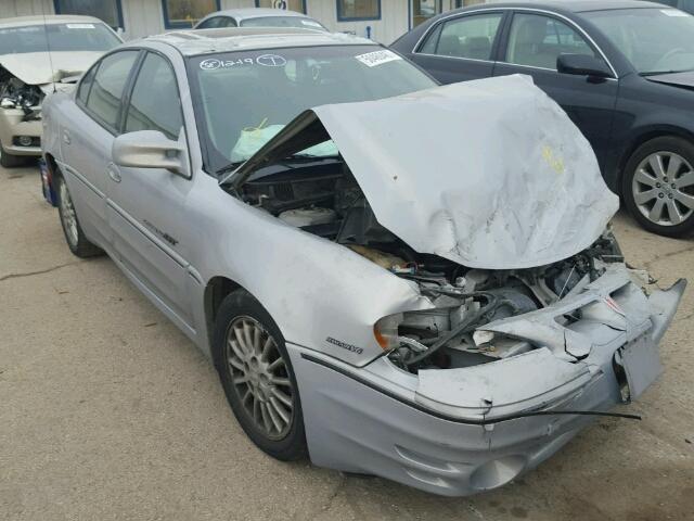 1G2NW52E7YC565533 - 2000 PONTIAC GRAND AM G GRAY photo 1