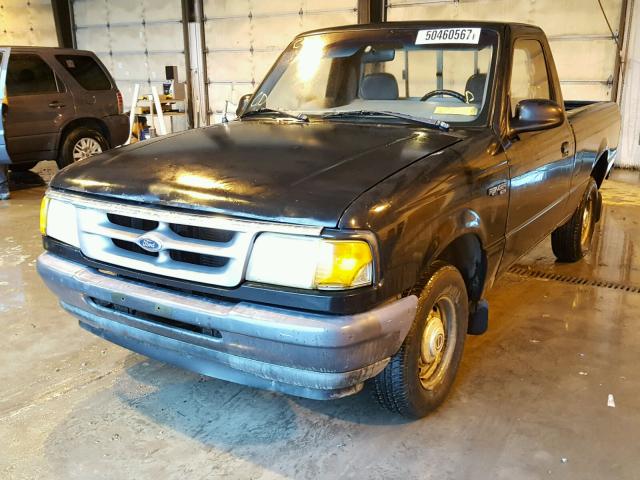 1FTCR10AXRUC56072 - 1994 FORD RANGER BLACK photo 2