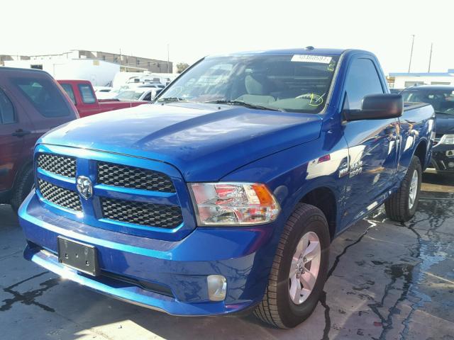 3C6JR6AT3EG159188 - 2014 RAM 1500 ST BLUE photo 2