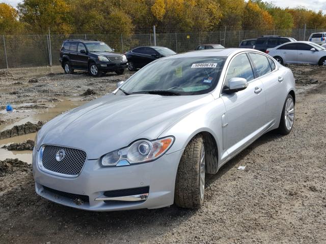 SAJWA06B29HR23869 - 2009 JAGUAR XF PREMIUM SILVER photo 2