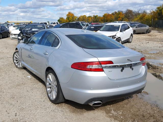 SAJWA06B29HR23869 - 2009 JAGUAR XF PREMIUM SILVER photo 3