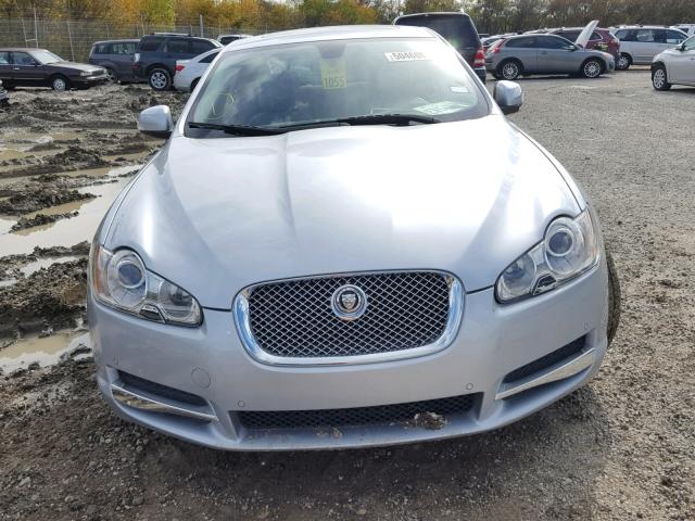 SAJWA06B29HR23869 - 2009 JAGUAR XF PREMIUM SILVER photo 9