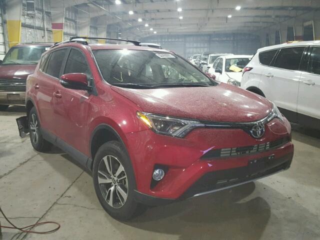 JTMRFREV0GJ101607 - 2016 TOYOTA RAV4 XLE RED photo 1